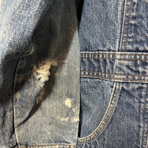 Vintage Levi’s 70671 Denim Chore Jacket XL - Picture 4 of 5